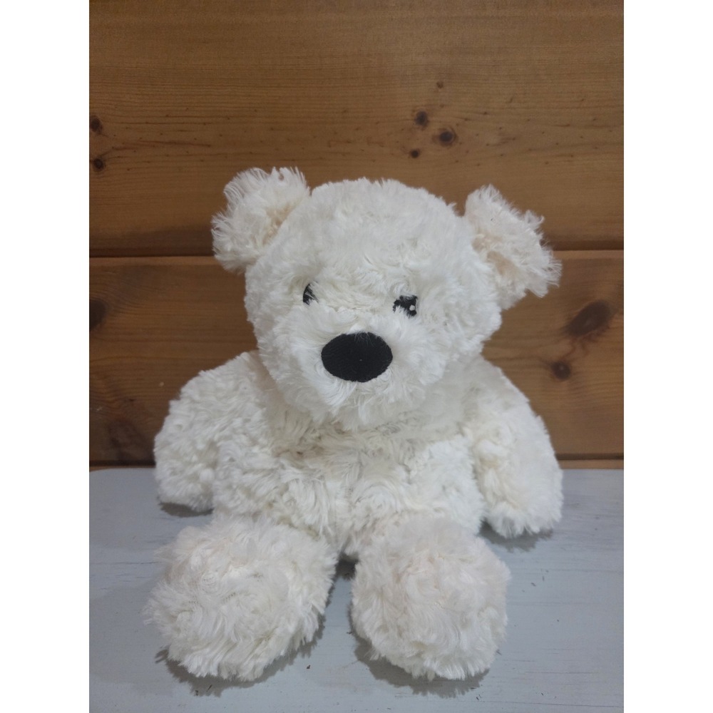Soft White Cute Teddy Bear Plush Toy‎ Warmies Plush E41